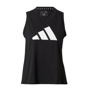 ADIDAS PERFORMANCE Športový top  čierna / biela