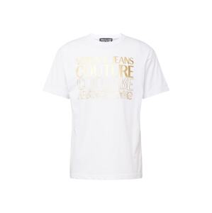 Versace Jeans Couture Tričko  zlatá / biela