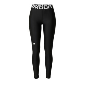 UNDER ARMOUR Športové nohavice 'Authentics'  čierna / biela