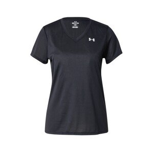 UNDER ARMOUR Funkčné tričko  čierna / biela