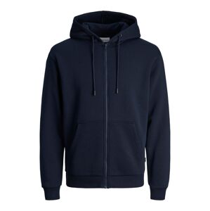 JACK & JONES Tepláková bunda 'JJEBradley'  námornícka modrá