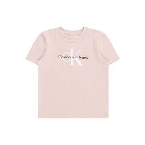 Calvin Klein Jeans Tričko  ružová / čierna / biela
