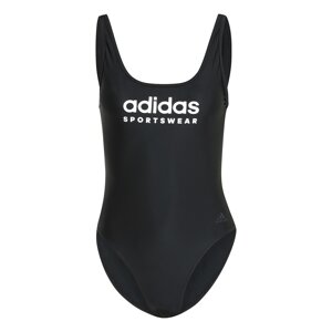 ADIDAS SPORTSWEAR Športové jednodielne plavky  čierna / biela