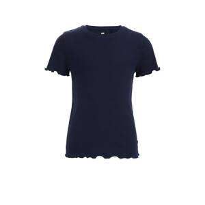 WE Fashion Tričko  námornícka modrá