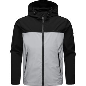 Ragwear Funkčná bunda  svetlosivá / čierna