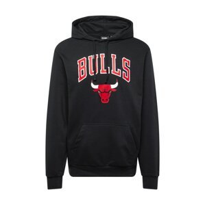 NEW ERA Mikina 'NBA'  červená / čierna / biela