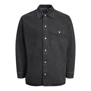 JACK & JONES Košeľa 'JORSantorini'  čierny denim