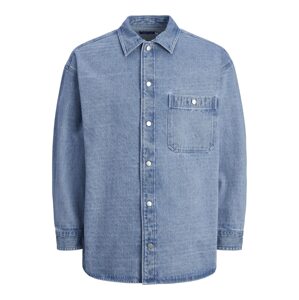 JACK & JONES Košeľa 'JORSantorini'  modrá denim