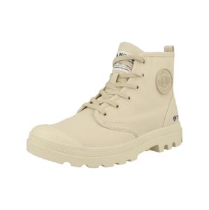 Palladium Šnurovacie členkové čižmy 'Pampa Hi'  svetlobéžová