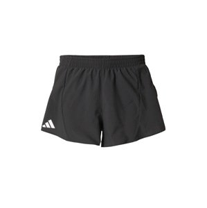 ADIDAS PERFORMANCE Športové nohavice 'ADIZERO'  čierna / biela