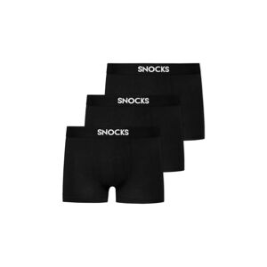 SNOCKS Boxerky  čierna / biela