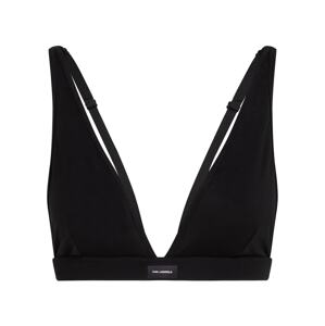 Karl Lagerfeld Podprsenka 'Essential'  čierna / biela