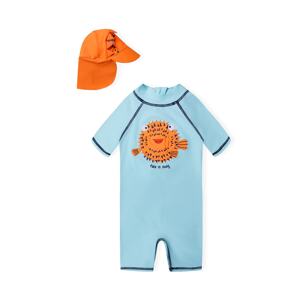 MINOTI Ochrana proti UV žiareniu  námornícka modrá / svetlomodrá / oranžová / biela