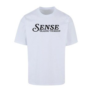 9N1M SENSE Tričko 'Blazing Horizon'  čierna / biela