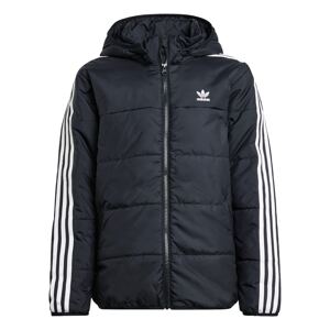 ADIDAS ORIGINALS Prechodná bunda 'Adicolor'  čierna / biela