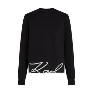 Karl Lagerfeld Mikina  čierna / biela