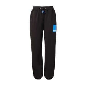 KARL LAGERFELD JEANS Nohavice  azúrová / čierna / biela