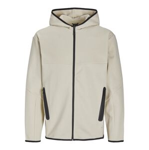 JACK & JONES Tepláková bunda 'JCOFusion'  krémová