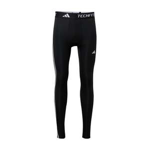 ADIDAS PERFORMANCE Športové nohavice  čierna / šedobiela