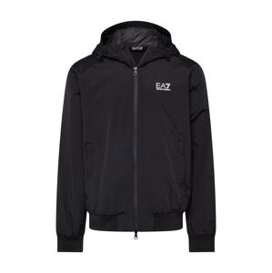 EA7 Emporio Armani Prechodná bunda  čierna / biela