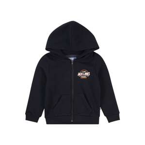 JACK & JONES MINI Tepláková bunda  námornícka modrá / oranžová / biela