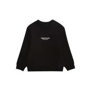 JACK & JONES MINI Mikina 'JORVesterbro'  čierna / biela