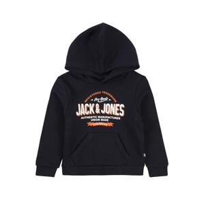 JACK & JONES MINI Mikina  námornícka modrá / oranžová / biela