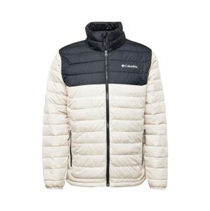 COLUMBIA Outdoorová bunda 'Powder Lite II'  svetlosivá / čierna