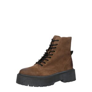 STEVE MADDEN Šnurovacie členkové čižmy 'Skylar'  hnedá