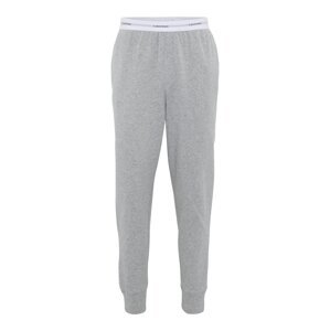 Calvin Klein Underwear Pyžamové nohavice  sivá melírovaná / čierna / biela