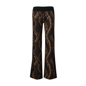 Versace Jeans Couture Nohavice  zlatá / čierna