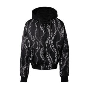 Versace Jeans Couture Prechodná bunda  čierna / biela
