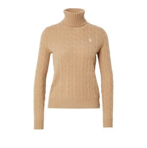 Polo Ralph Lauren Sveter  farba ťavej srsti
