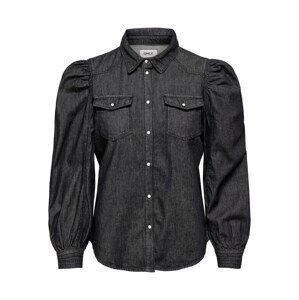 ONLY Blúzka  čierny denim