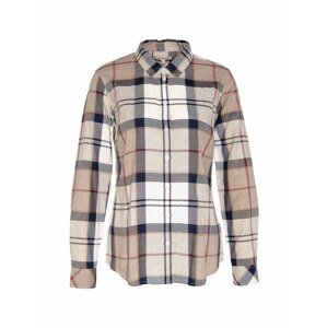 Barbour Blúzka 'Bredon'  béžová / tmavomodrá / svetlomodrá / šedobiela