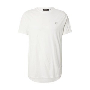 INDICODE JEANS Tričko 'Kloge'  sivá / šedobiela