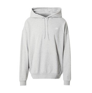 Nike Sportswear Mikina 'CLUB'  sivá melírovaná / biela