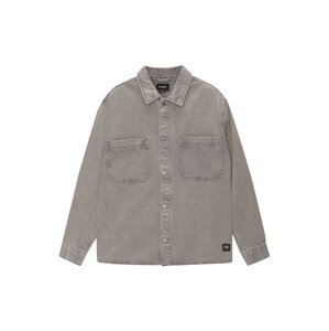 Pull&Bear Prechodná bunda  sivý denim
