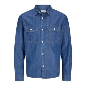 JACK & JONES Košeľa 'JJETravis'  modrá denim
