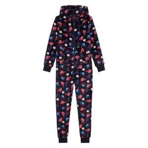 WE Fashion Pyžamo  tmavomodrá / kráľovská modrá / karmínovo červená / biela