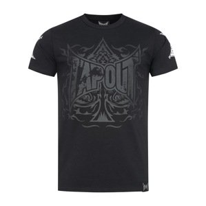 Tapout Tričko 'Ace Of Spades'  tmavosivá / čierna / biela