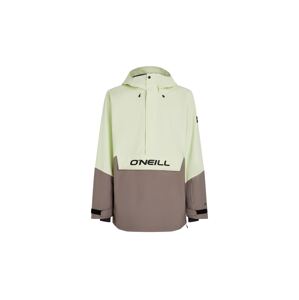 O'NEILL Outdoorová bunda  sivá / limetová