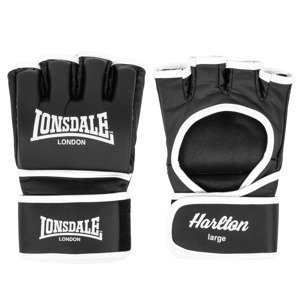 LONSDALE Športové rukavice 'Harlton'  čierna / biela
