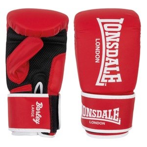 LONSDALE Športové rukavice 'Barley'  červená / čierna / biela