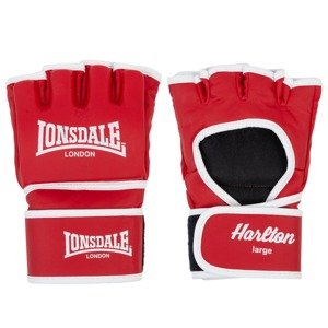 LONSDALE Športové rukavice 'Harlton'  červená / biela