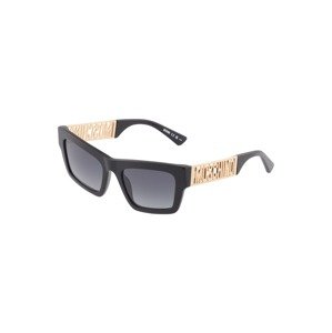 MOSCHINO Slnečné okuliare  zlatá / čierna