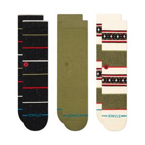 Stance Ponožky 'Greetings'  slonová kosť / kiwi / červená / čierna
