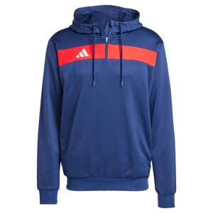 ADIDAS PERFORMANCE Športová mikina 'Tiro 25 Essentials'  tmavomodrá / červená / biela