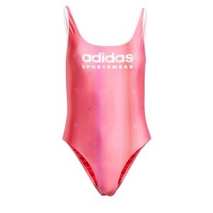 ADIDAS SPORTSWEAR Športové jednodielne plavky 'Tiro'  ružová / malinová / eozín / biela