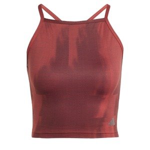 ADIDAS PERFORMANCE Športový top  vínovo červená / tmavočervená